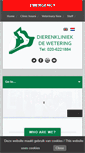 Mobile Screenshot of dierenkliniekdewetering.nl